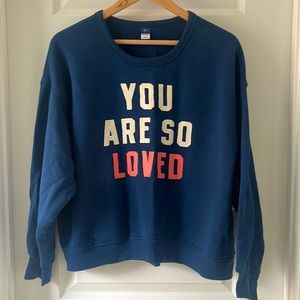 Navy Graphic Sweatshirt